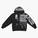 Supreme League Champs Zip Up Hooded Sweatshirt Black