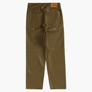 Supreme Leather 5-Pocket Jean Olive