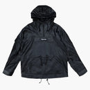 Supremo in pelle anorak nero