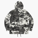 Supreme Leather Anorak Snow Camo