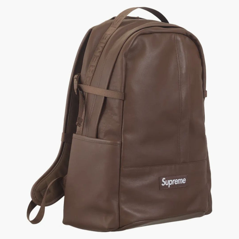 Leather Backpack Brown