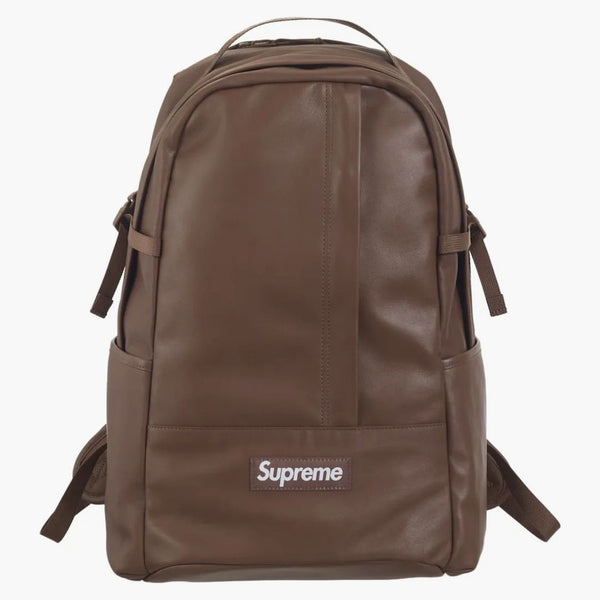 Leather Backpack Brown