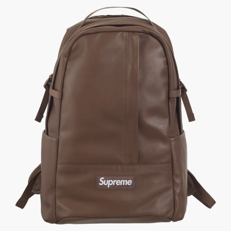 Leather Backpack Brown