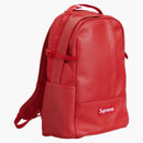 Supreme Leather Backpack Red