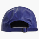 Supreme Leather Camp Cap (ss21) Royal