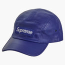 Supreme Leather Camp Cap (ss21) Royal