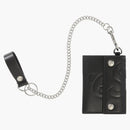 Supreme Leather Chain Wallet Black