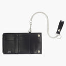 Supreme Leather Chain Wallet (fw25) Black