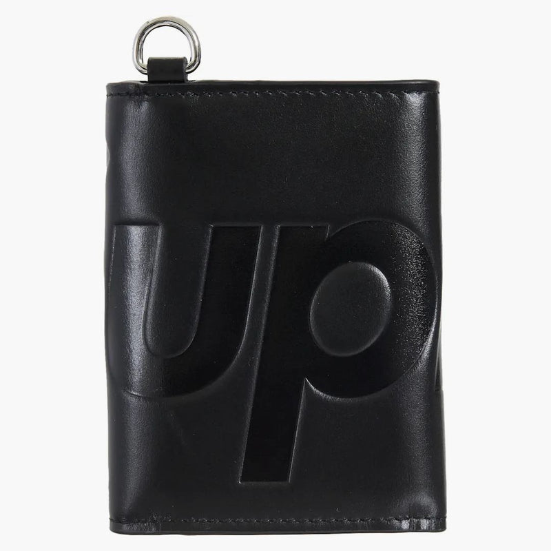Supreme Leather Chain Wallet (fw25) Black