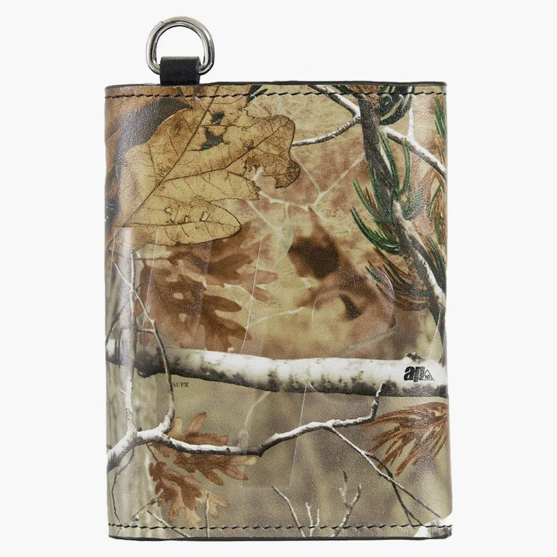 Supreme Leather Chain Wallet (fw25) Realtree Hardwoods Camo