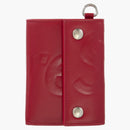 Supreme Leather Chain Wallet Red