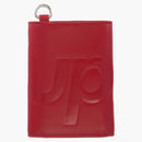 Supreme Leather Chain Wallet Red