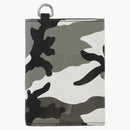 Supreme Leather Chain Wallet Snow Camo