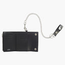 Supreme Leather Chain Wallet Snow Camo