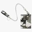 Supreme Leather Chain Wallet Snow Camo