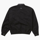 Supreme Leather Collar Utility Jacket Black