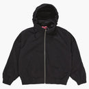 Supreme Leather Collar Utility Jacket (SS25) Black