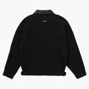 Supreme Leather Collar Work Jacket Black