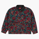 Supreme Leather Collar Work Jacket Digi Floral