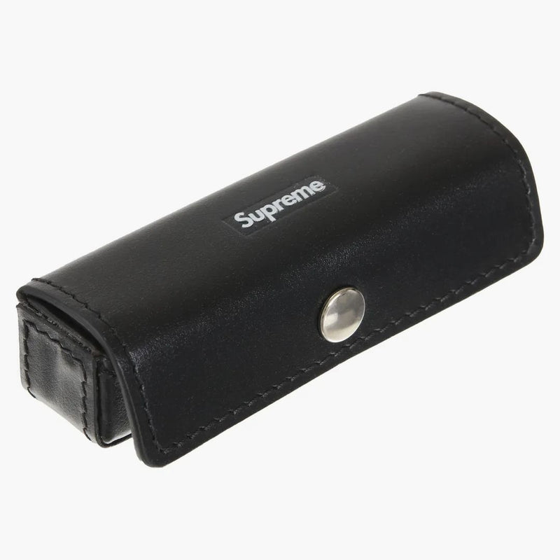 Supreme Leather Dice Set Black