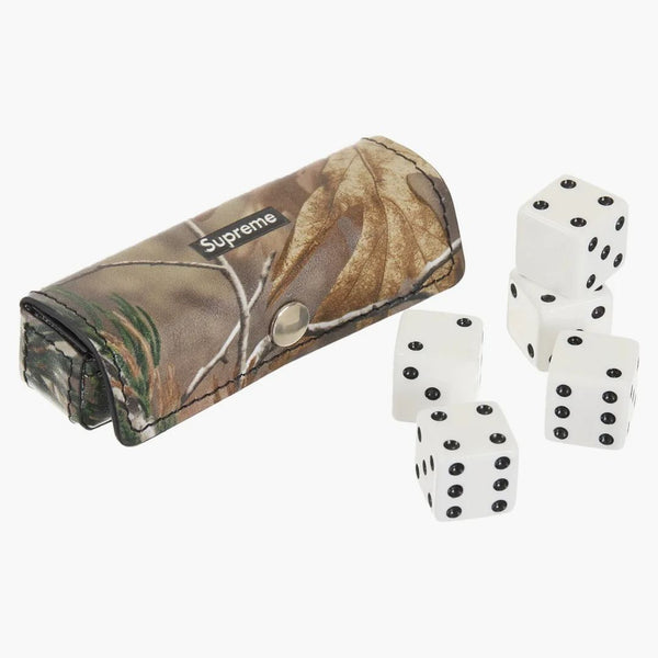 Supreme Leather Dice Set Realtree Hardwoods Camo