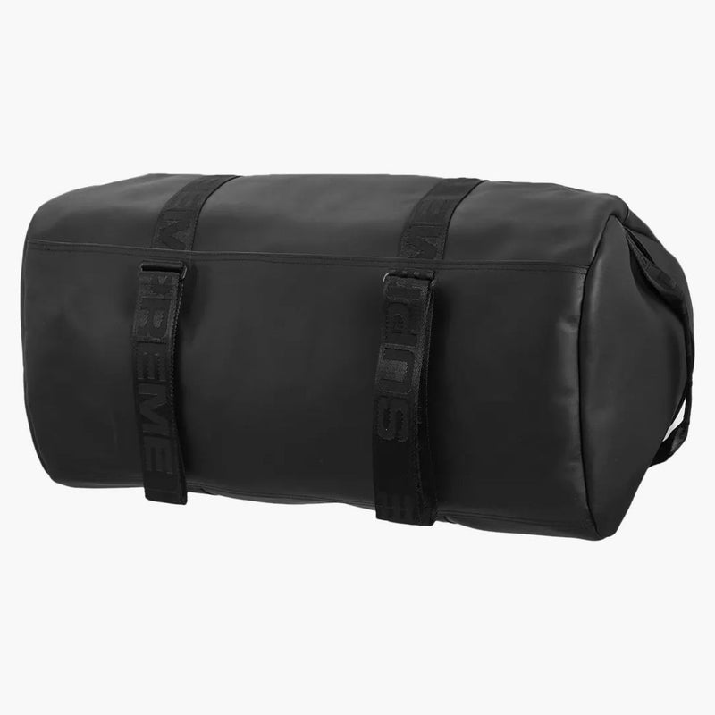Nejvyšší kožená taška na duffle černá