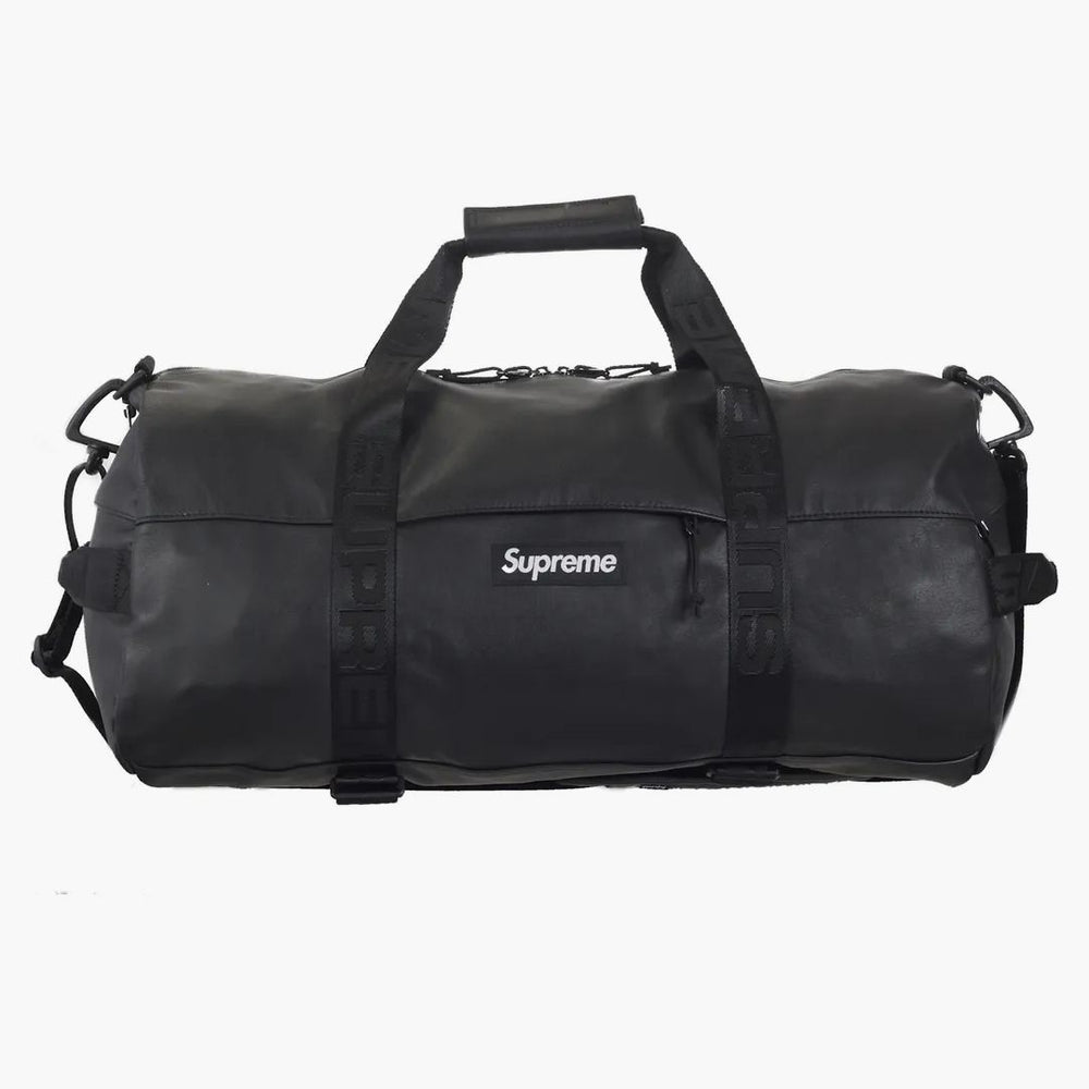 supreme Leather Duffle Bag 42ℓ Supreme Leather Duffle Bag - Buy at Hypeneedz