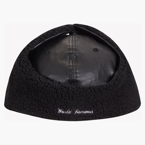 Supreme Leather Earflap Box Logo New Era Black