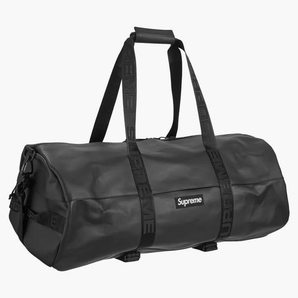 Supreme Leather Large Duffle Bag Black