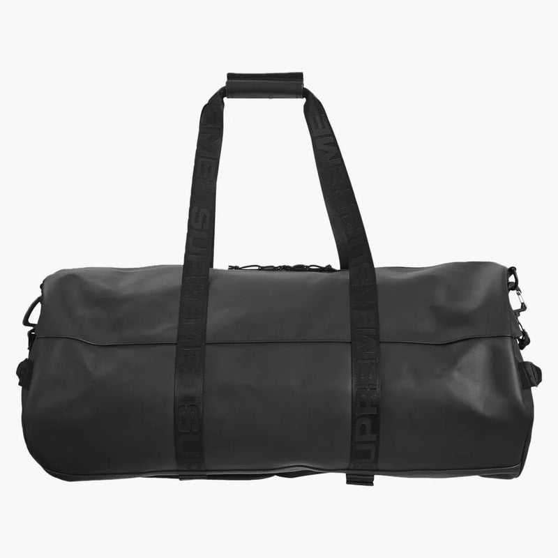 Supreme Leather Large Duffle Bag Black