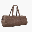 Leather Large Duffle Bag Brown