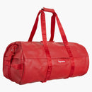 Supreme Leather Large Duffle Bag Red