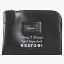 Supreme Leather Money Bag (fw25) Black