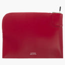 Supreme Leather Money Bag Red