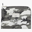 Supreme Leather Money Bag Snow Camo