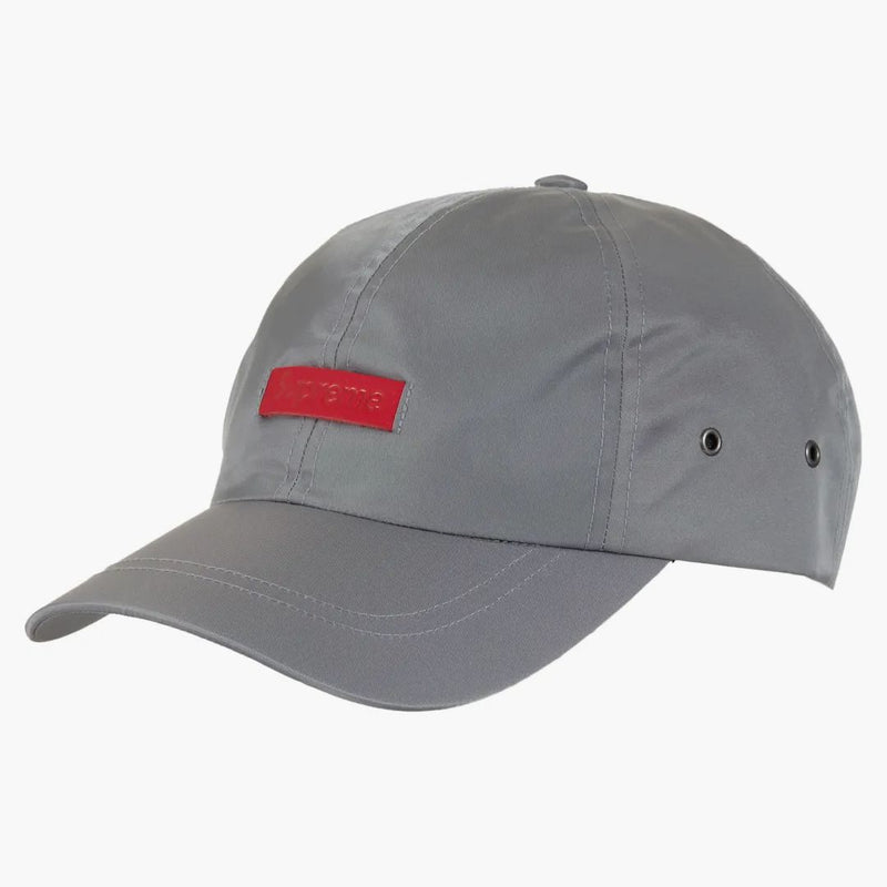 Supreme Leather Patch 6-panel Grey