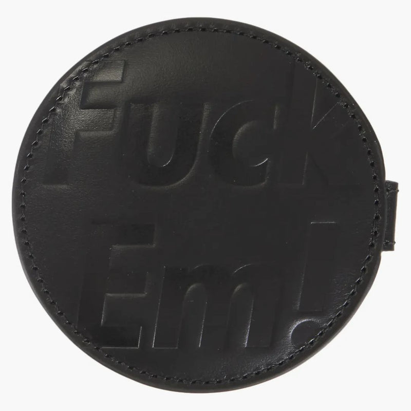 Supreme Leather Pocket Mirror Black