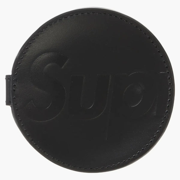 Supreme Leather Pocket Mirror Black