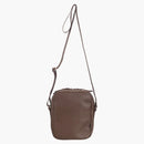 Borsa a tracolla in pelle marrone