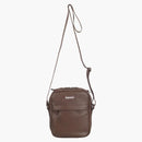 Borsa a tracolla in pelle marrone