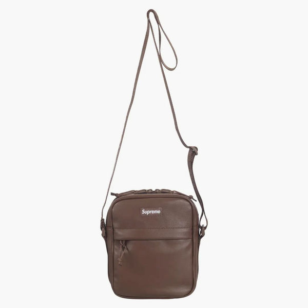 Leather Shoulder Bag Brown