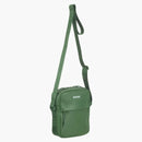 Kožená taška na rameno zelená