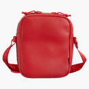 Supreme de hombro de cuero rojo