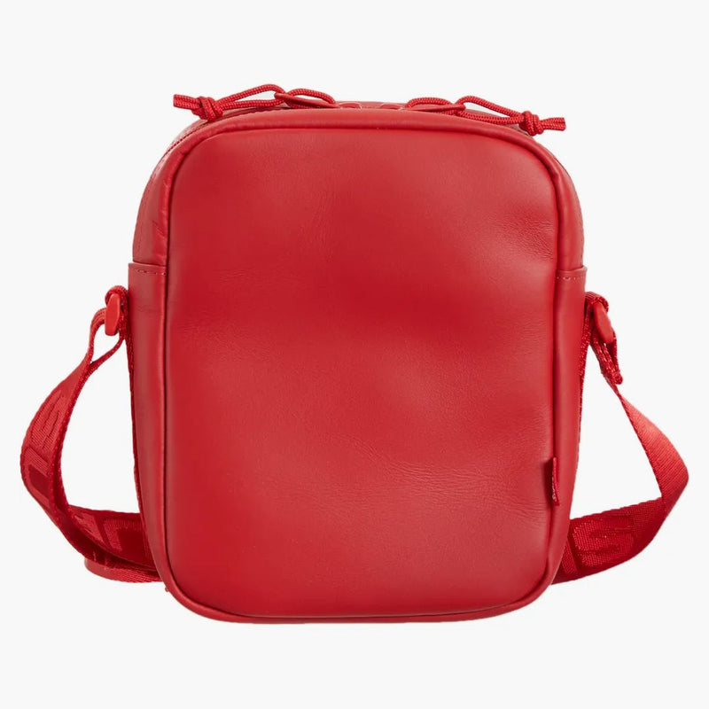 Supreme Leather Shoulder Bag Red