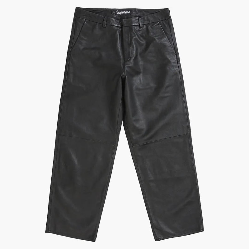 Supreme Leather Trouser Black