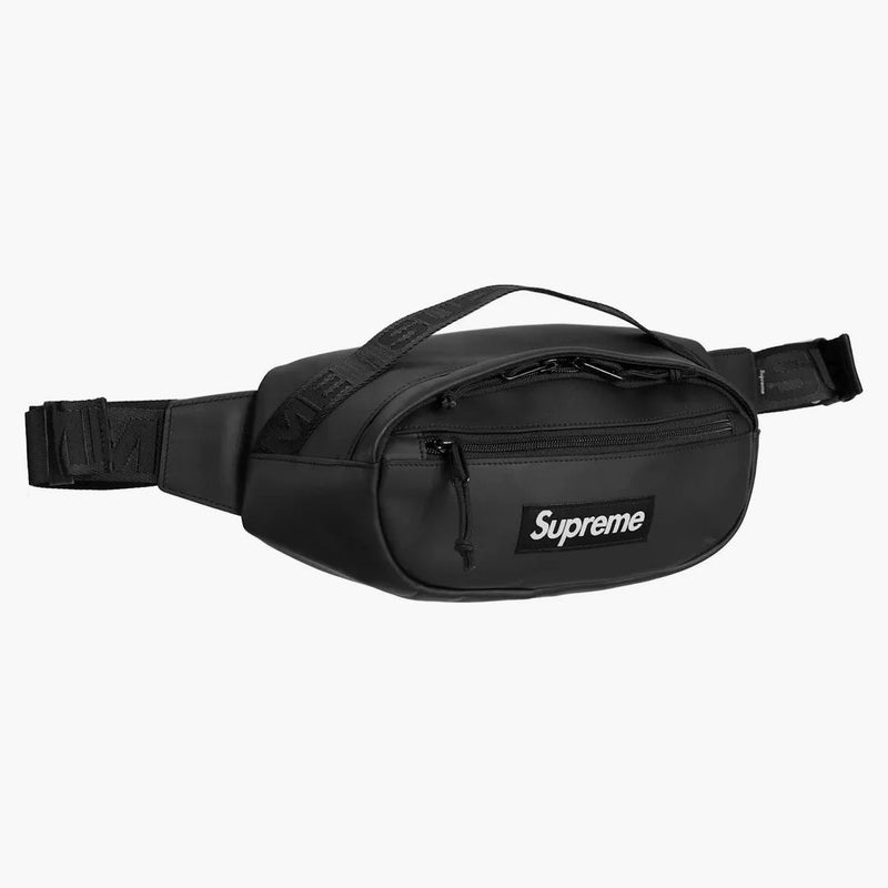 Supreme läder midjepåse svart
