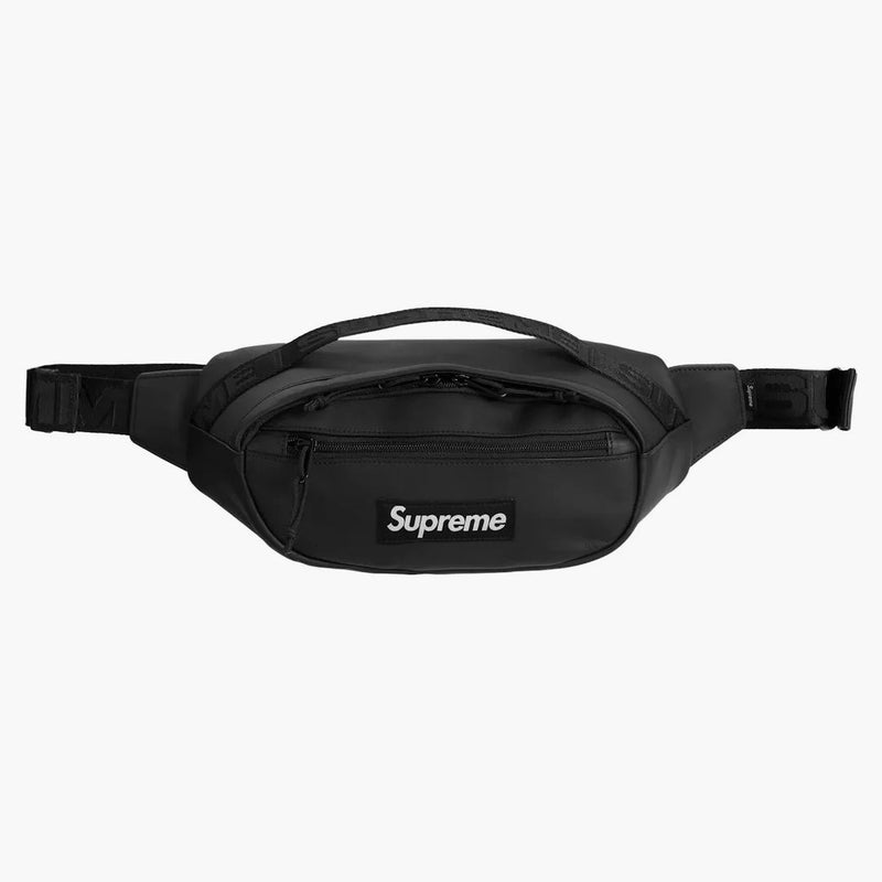 Supreme läder midjepåse svart