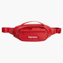 Supreme Leather Waist Bag Red