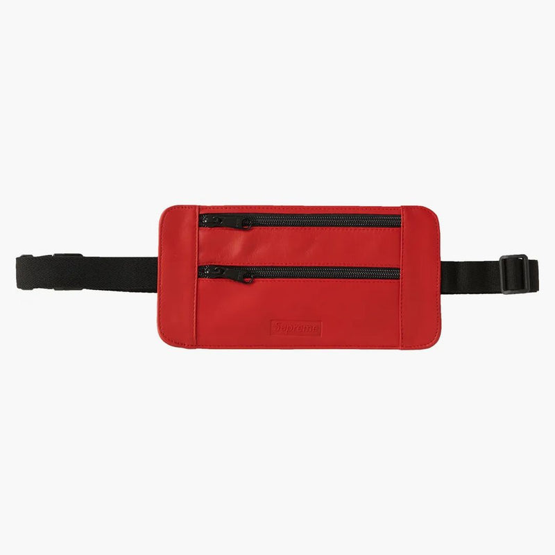 Supreme Leather Waist/shoulder Pouch Red