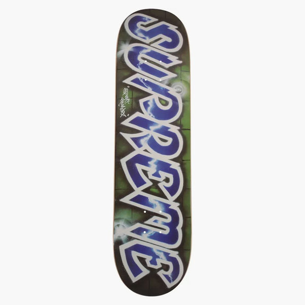 Supreme Lee Quinones Lee Logo Skateboard Blue